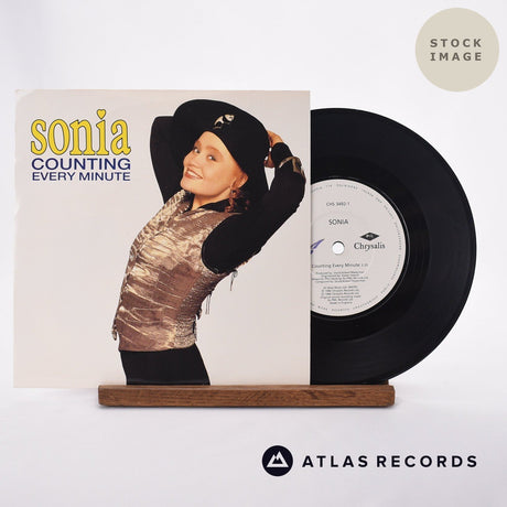Sonia Counting Every Minute Vinyl Record - Sleeve & Record Side-By-Side