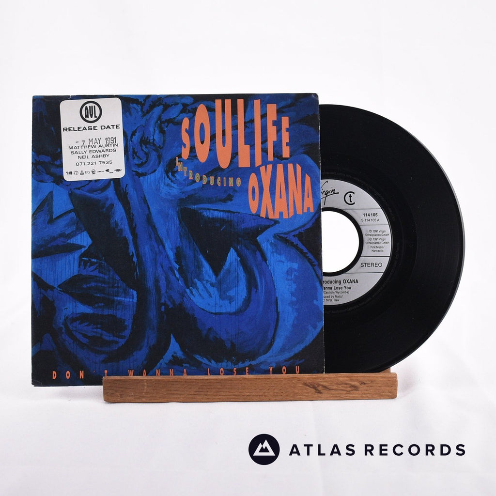 Soulife Don't Wanna Lose You 7" Vinyl Record - Front Cover & Record