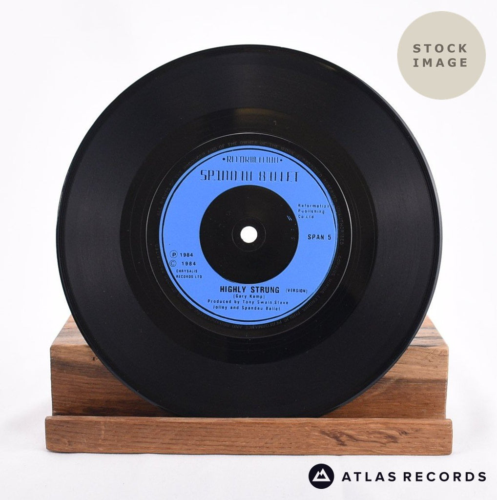 Spandau Ballet Highly Strung Vinyl Record - Record B Side