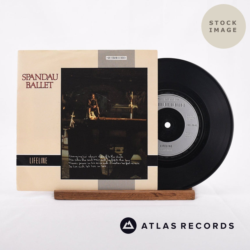 Spandau Ballet Lifeline 1978 Vinyl Record - Sleeve & Record Side-By-Side