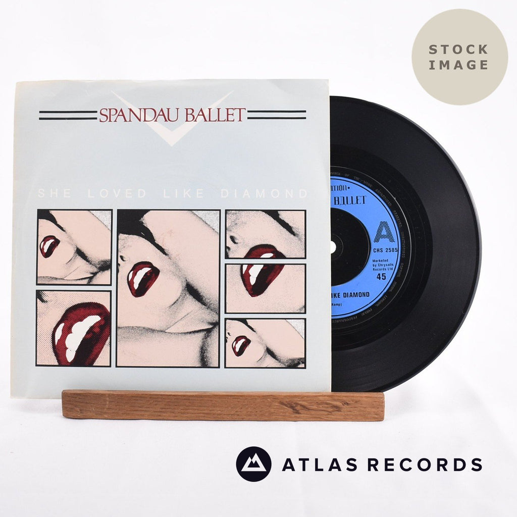 Spandau Ballet She Loved Like Diamond Vinyl Record - Sleeve & Record Side-By-Side