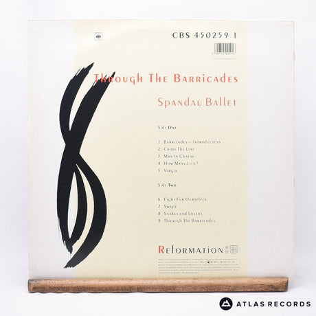 Spandau Ballet - Through The Barricades - LP Vinyl Record - EX/VG+