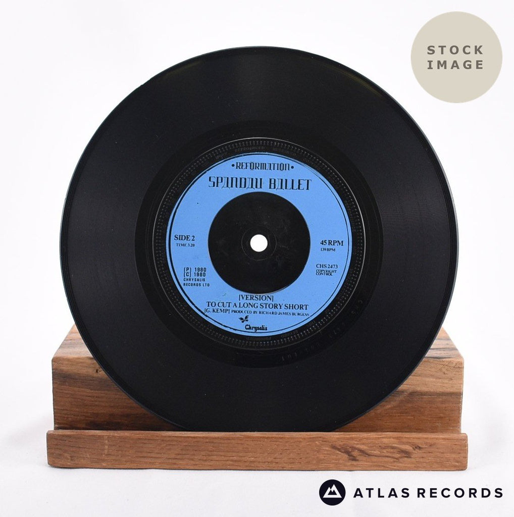 Spandau Ballet To Cut A Long Story Short Vinyl Record - Record B Side