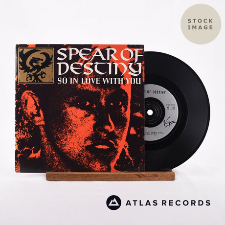 Spear Of Destiny So In Love With You Vinyl Record - Sleeve & Record Side-By-Side