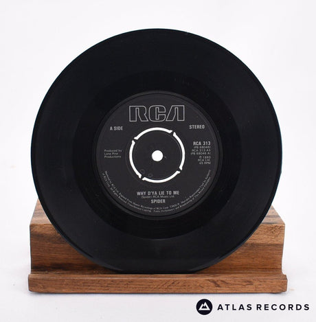 Spider - Why D'ya Lie To Me - 7" Vinyl Record - EX/VG+