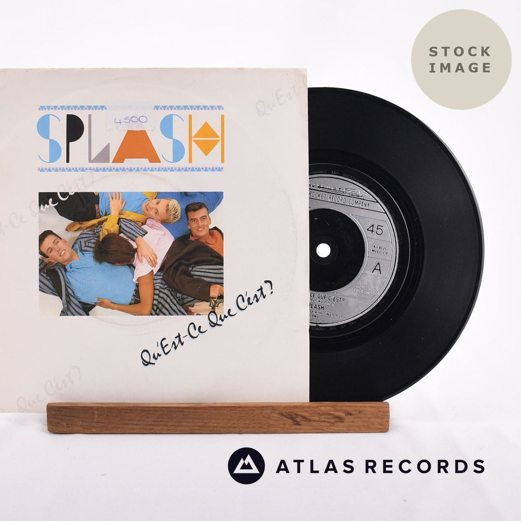 Splash Qu'Est-Ce Que C'Est? Vinyl Record - Sleeve & Record Side-By-Side