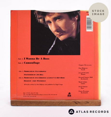 Stan Ridgway I Wanna Be A Boss Vinyl Record - Reverse Of Sleeve