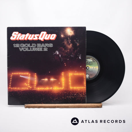 Status Quo 12 Gold Bars Volume II LP Vinyl Record - Front Cover & Record