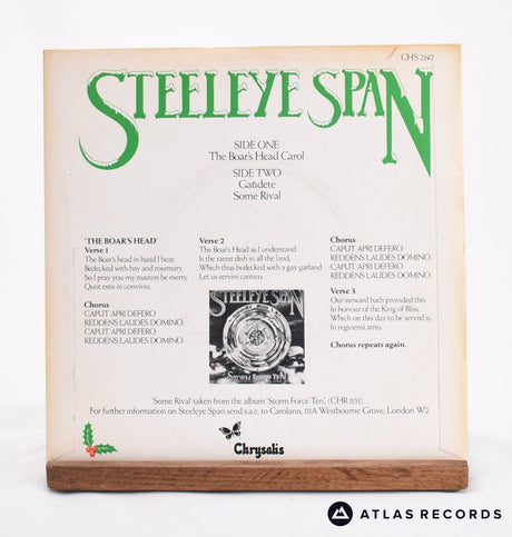 Steeleye Span - The Boar's Head Carol - 7" Maxi-Single Vinyl Record - VG+/NM