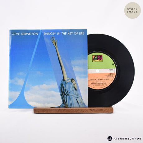 Steve Arrington Dancin' In The Key Of Life Vinyl Record - Sleeve & Record Side-By-Side