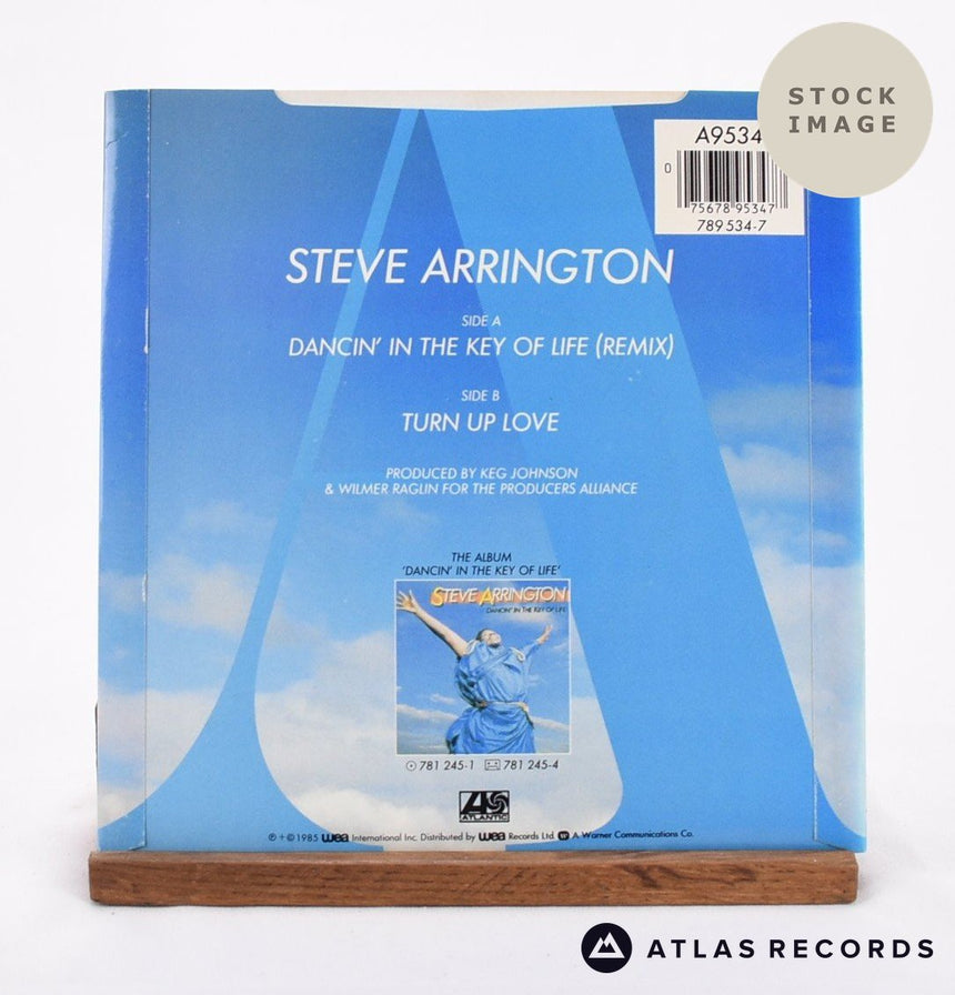 Steve Arrington Dancin' In The Key Of Life Vinyl Record - Reverse Of Sleeve