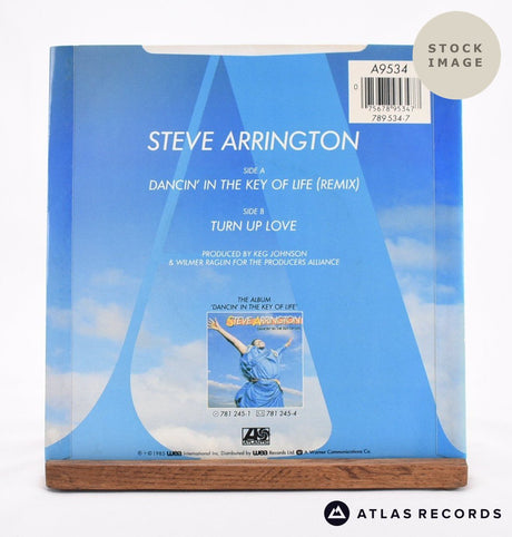 Steve Arrington Dancin' In The Key Of Life Vinyl Record - Reverse Of Sleeve