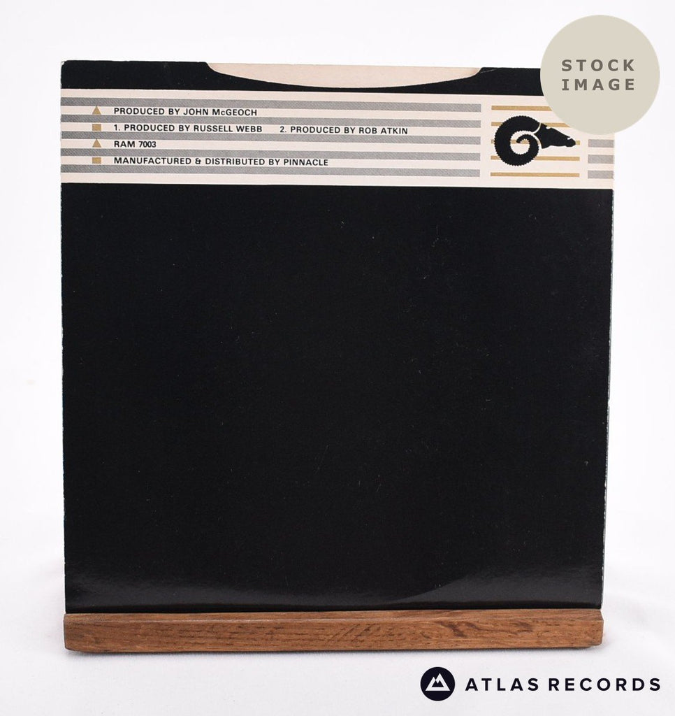 Steve Booker Lean On Me Vinyl Record - Reverse Of Sleeve
