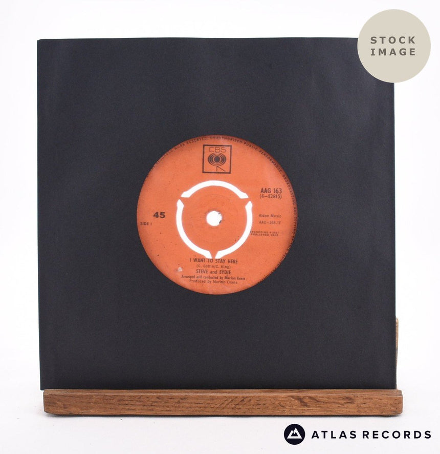 Steve & Eydie I Want To Stay Here 7" Vinyl Record - Sleeve & Record Side-By-Side