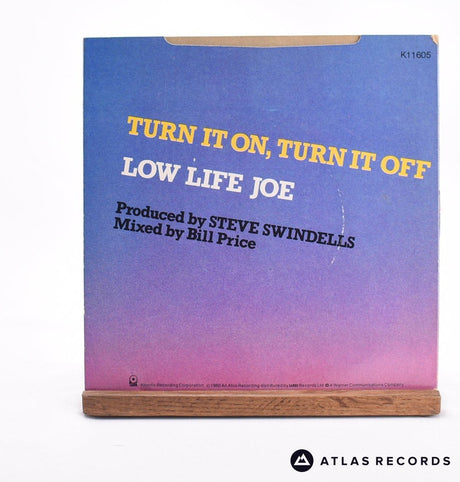 Steve Swindells - Turn It On, Turn It Off - 7" Vinyl Record - VG+/VG+