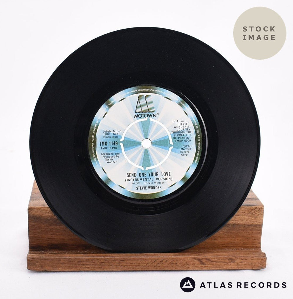 Stevie Wonder Send One Your Love Vinyl Record - Record B Side