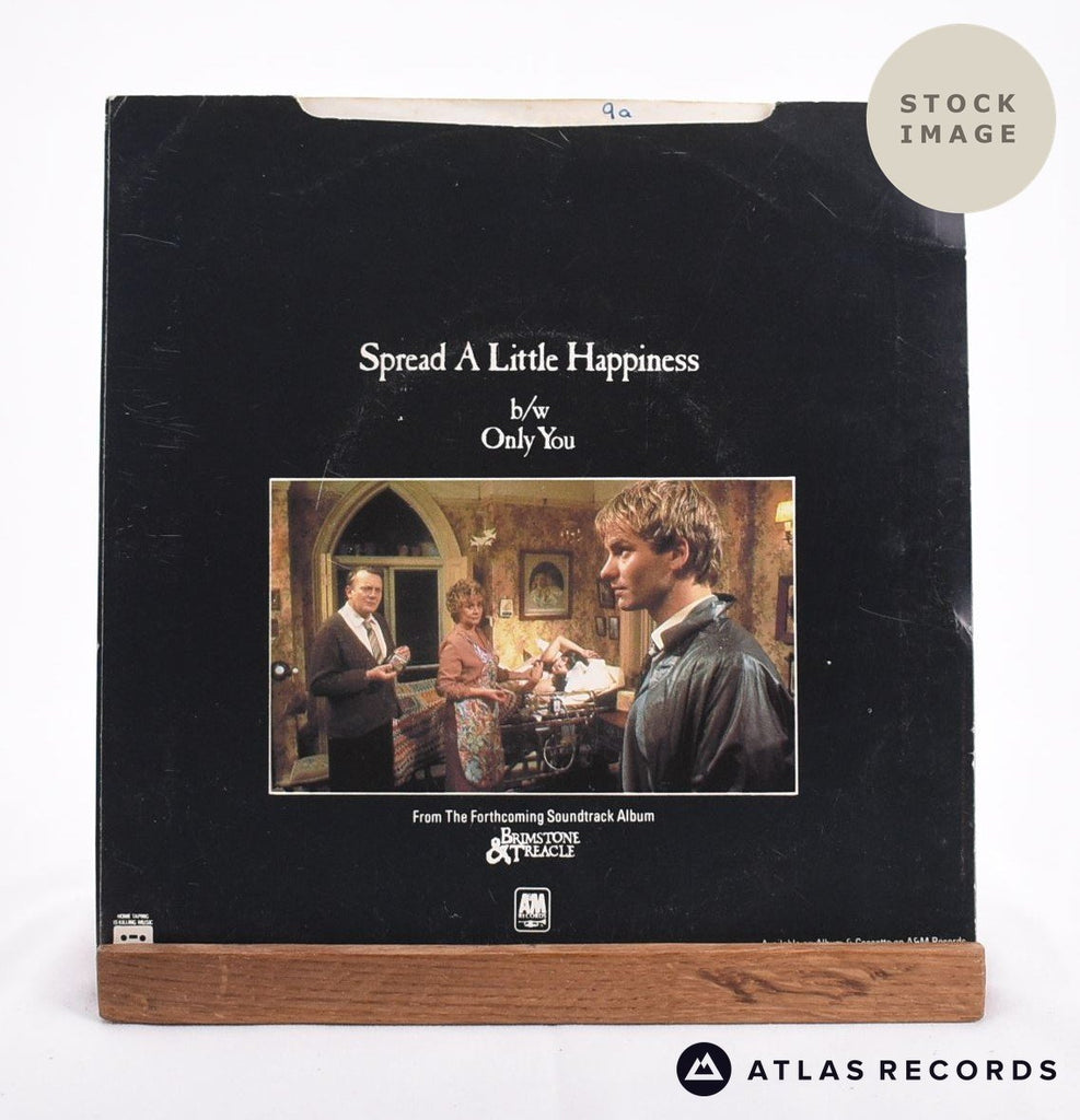 Sting Spread A Little Happiness Vinyl Record - Reverse Of Sleeve