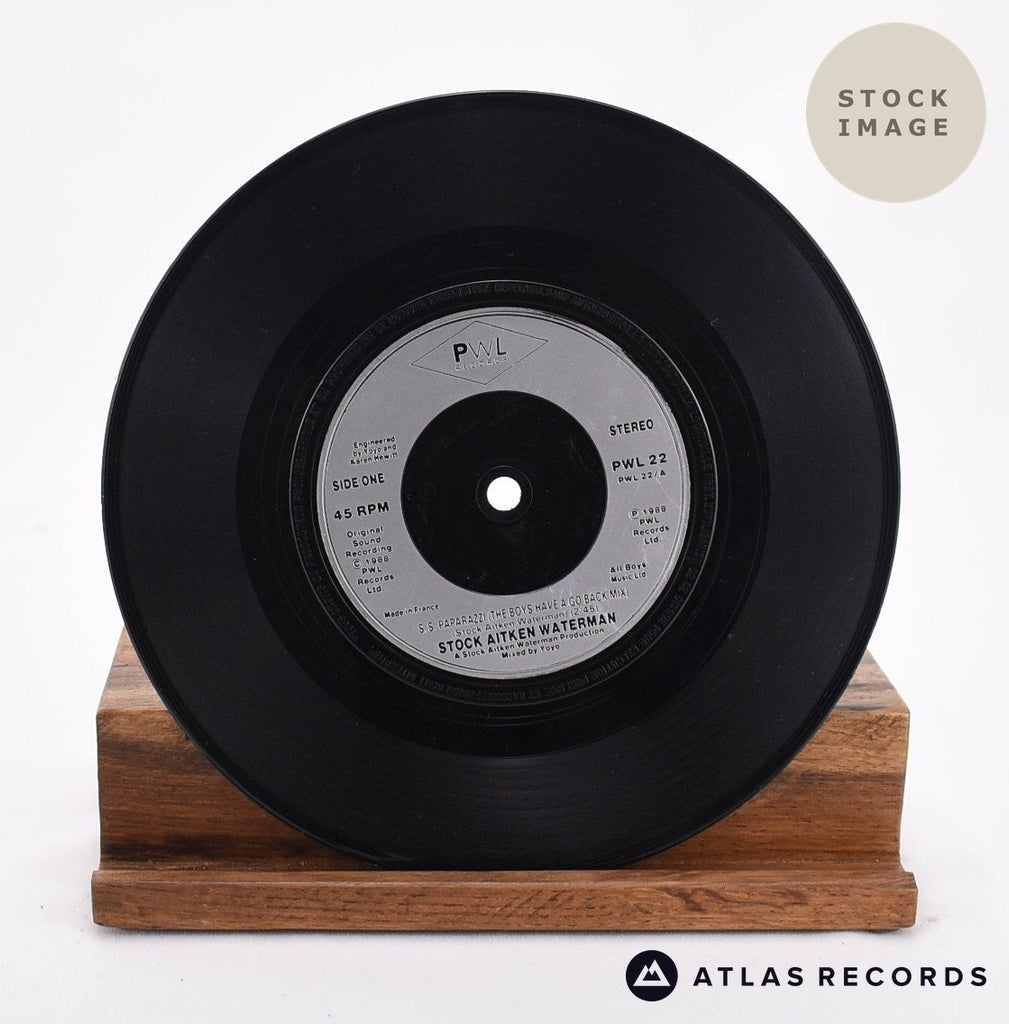 Stock, Aitken & Waterman S.S. Paparazzi Vinyl Record - Record A Side
