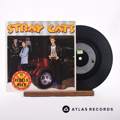 Stray Cats Rebels Rule 7" Vinyl Record - Front Cover & Record