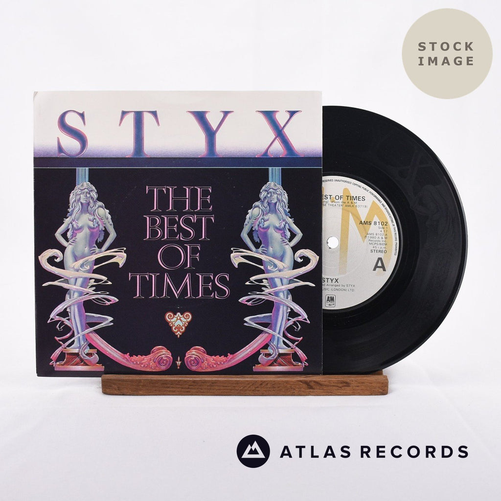 Styx The Best Of Times Vinyl Record - Sleeve & Record Side-By-Side