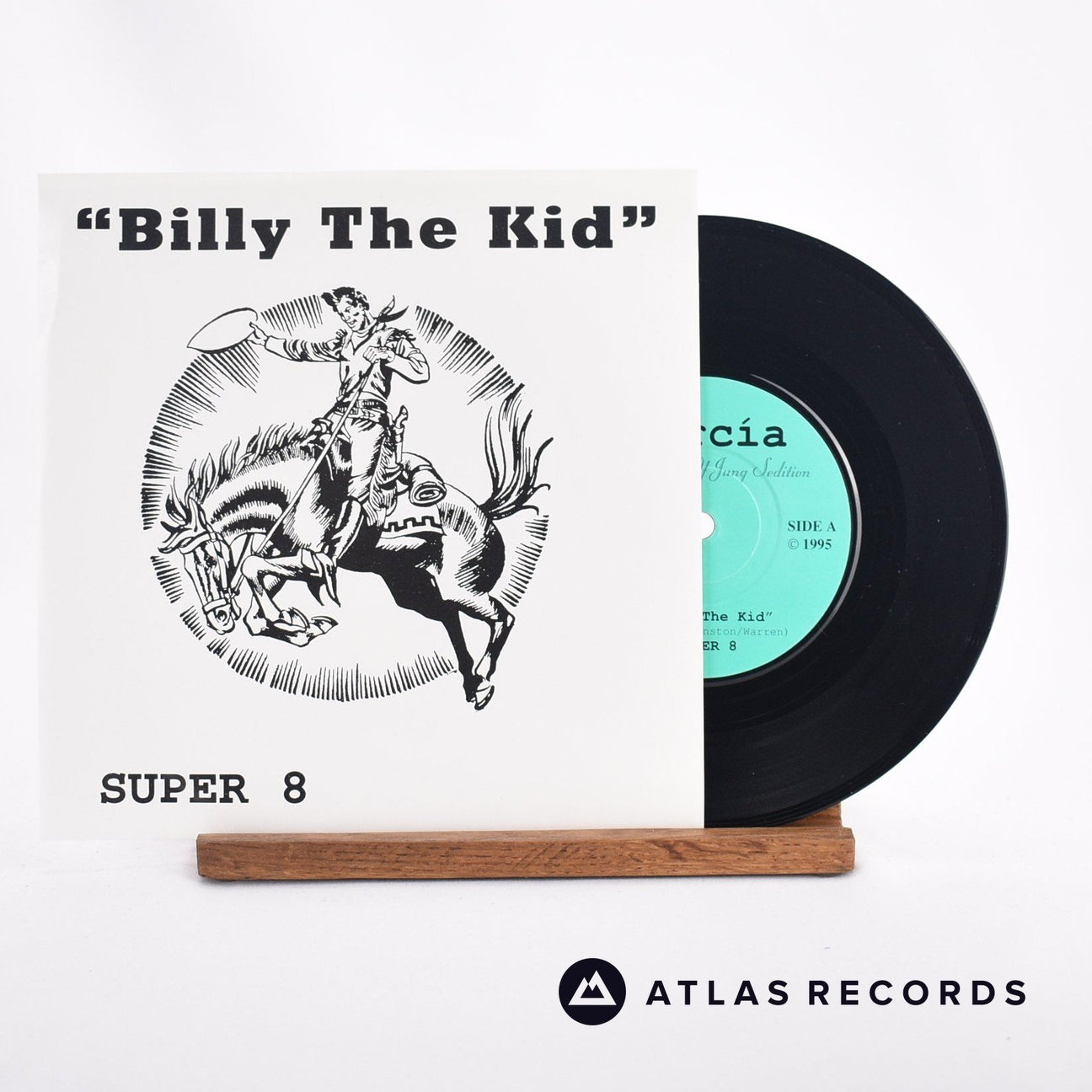 Super 8 Billy The Kid 7" Vinyl Record - Front Cover & Record