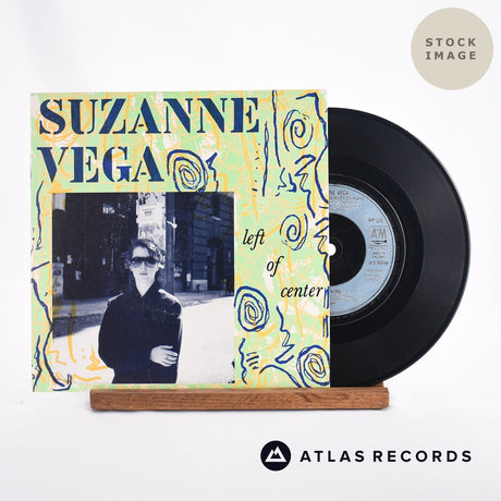 Suzanne Vega Left Of Center 7" Vinyl Record - Sleeve & Record Side-By-Side