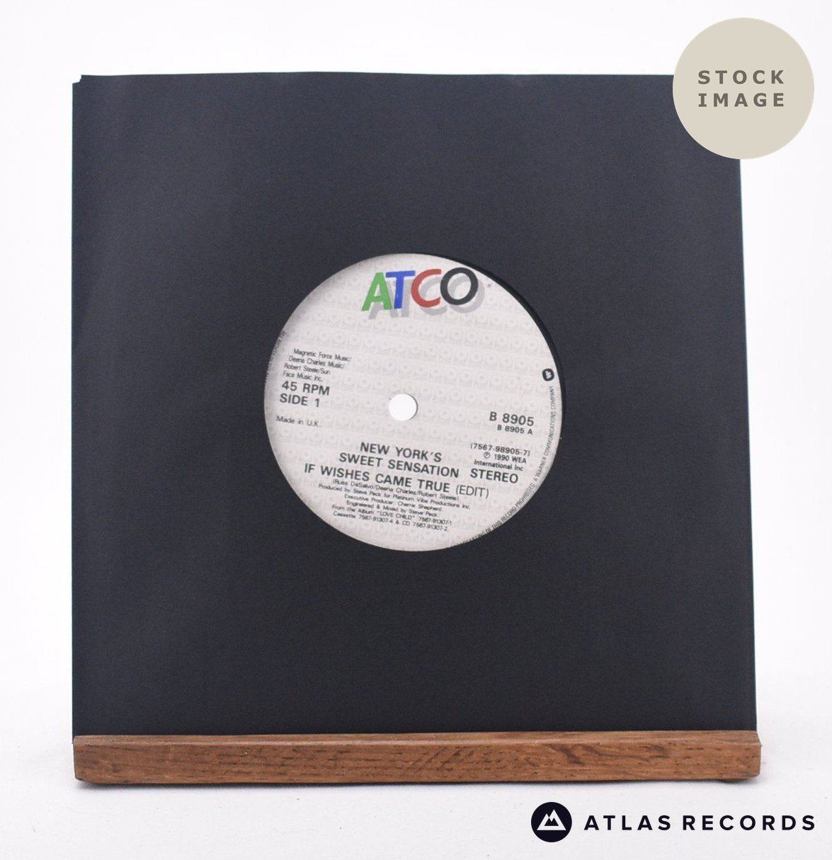 Sweet Sensation If Wishes Came True 7" Vinyl Record - Sleeve & Record Side-By-Side