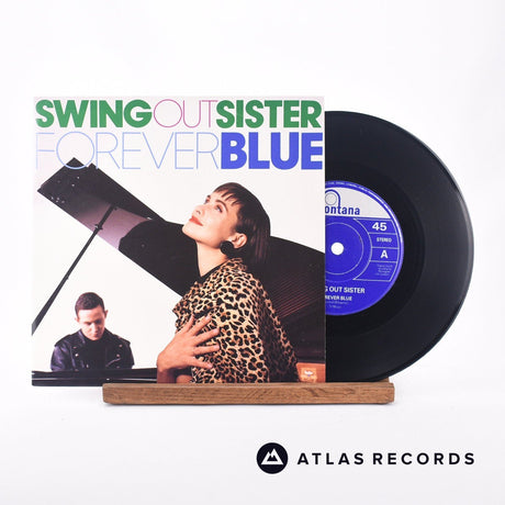 Swing Out Sister Forever Blue 7" Vinyl Record - Front Cover & Record