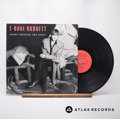 T-Bone Burnett Proof Through The Night LP Vinyl Record - Front Cover & Record