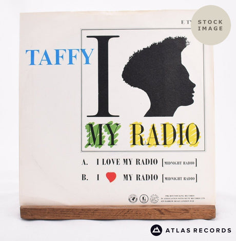 Taffy I Love My Radio 7" Vinyl Record - Reverse Of Sleeve