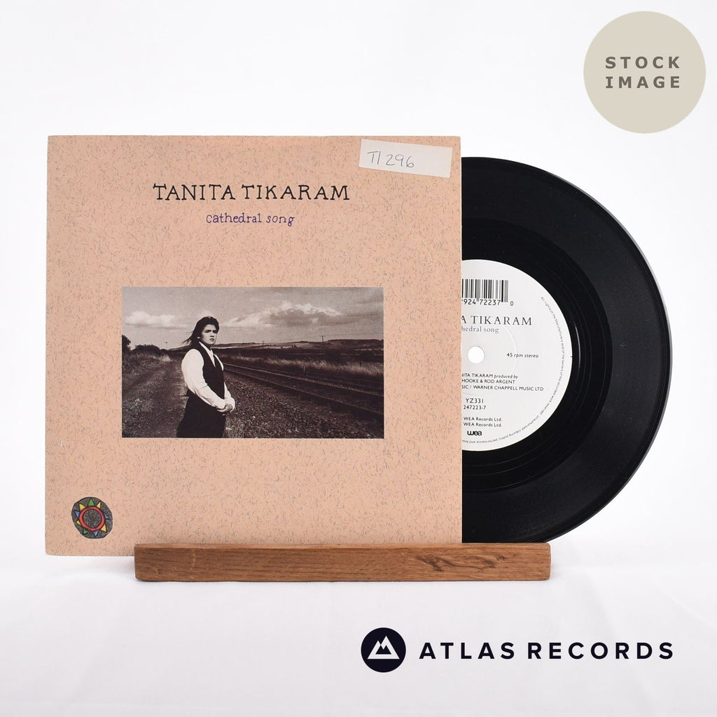 Tanita Tikaram Cathedral Song 1989 Vinyl Record - Sleeve & Record Side-By-Side