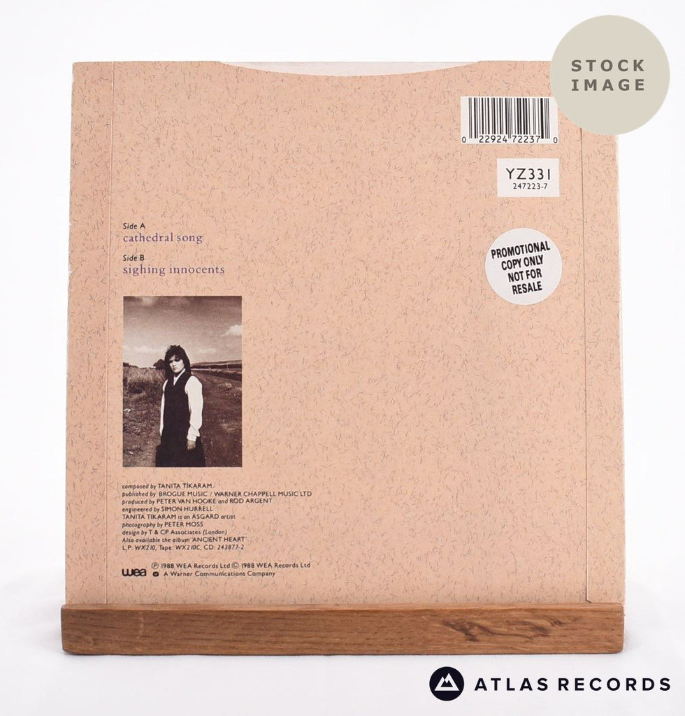 Tanita Tikaram Cathedral Song 1989 Vinyl Record - Reverse Of Sleeve