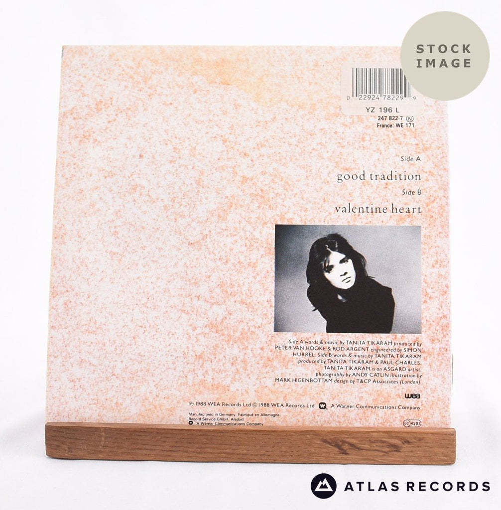 Tanita Tikaram Good Tradition Vinyl Record - Reverse Of Sleeve