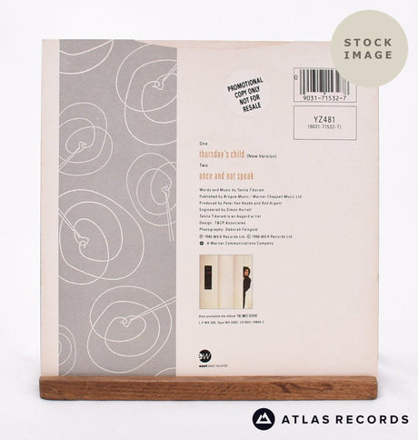 Tanita Tikaram Thursday's Child 1963 Vinyl Record - Reverse Of Sleeve