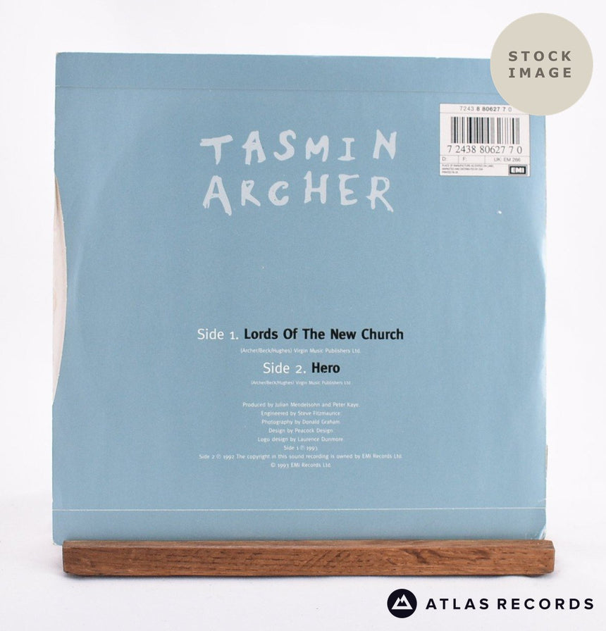 Tasmin Archer Lords Of The New Church 7" Vinyl Record - Reverse Of Sleeve