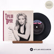 Taylor Dayne With Every Beat Of My Heart 7" Vinyl Record - Sleeve & Record Side-By-Side