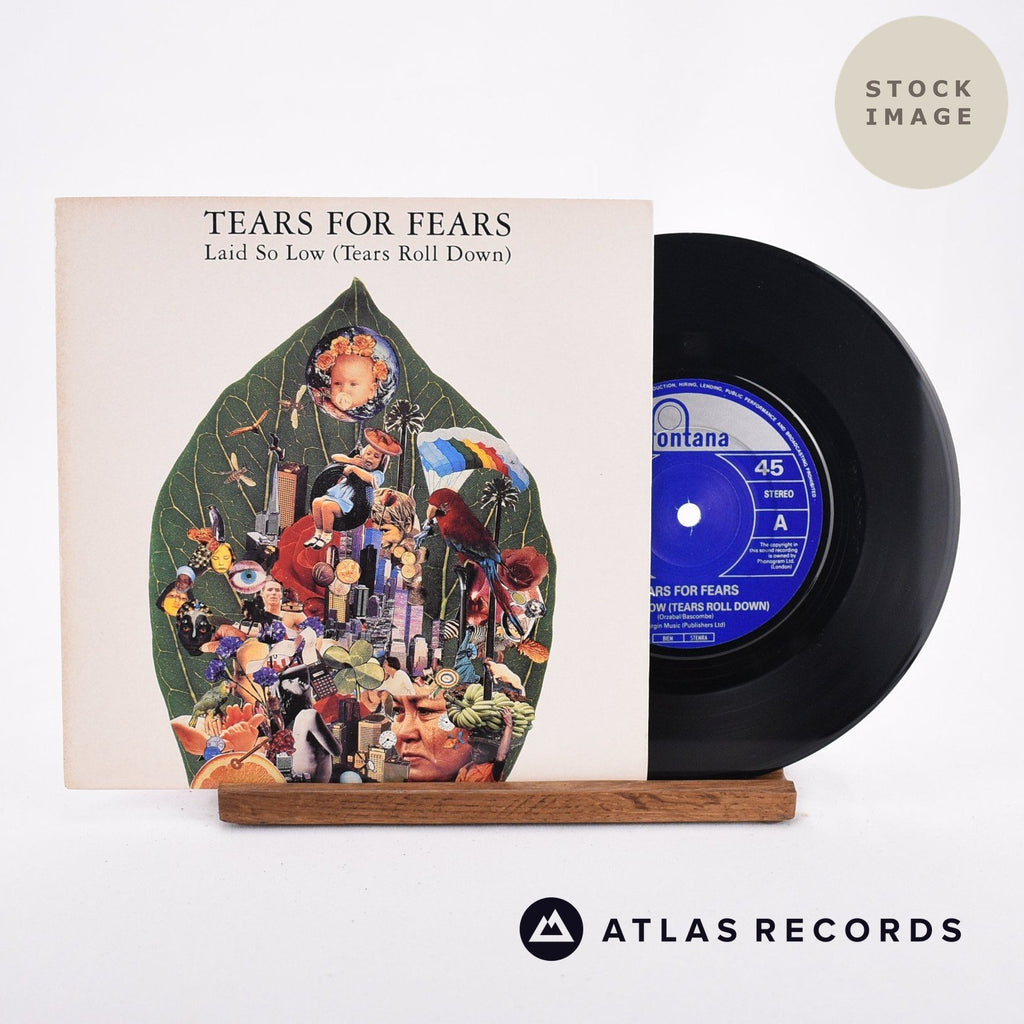 Tears For Fears Laid So Low Vinyl Record - Sleeve & Record Side-By-Side