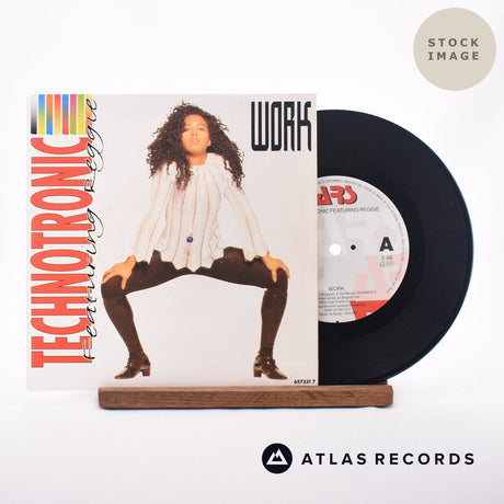 Technotronic Work 7" Vinyl Record - Sleeve & Record Side-By-Side