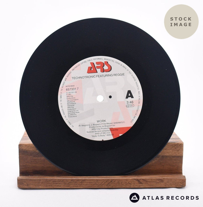 Technotronic Work 7" Vinyl Record - Record A Side