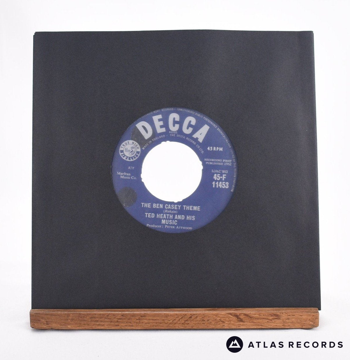 Ted Heath And His Music The Ben Casey Theme 7" Vinyl Record - In Sleeve