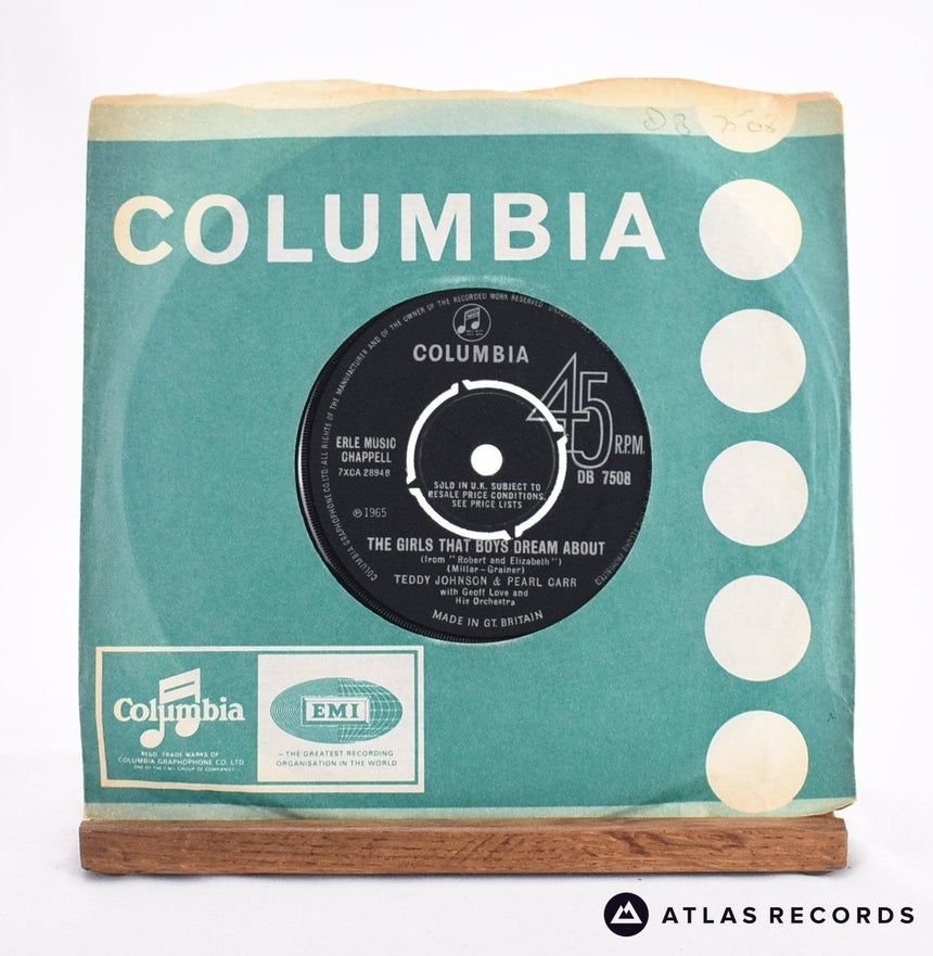 Teddy Johnson The Girls That Boys Dream About 7" Vinyl Record - In Sleeve