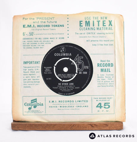 Teddy Johnson - The Girls That Boys Dream About / No Other Love - 7" Vinyl Record - VG+/VG+