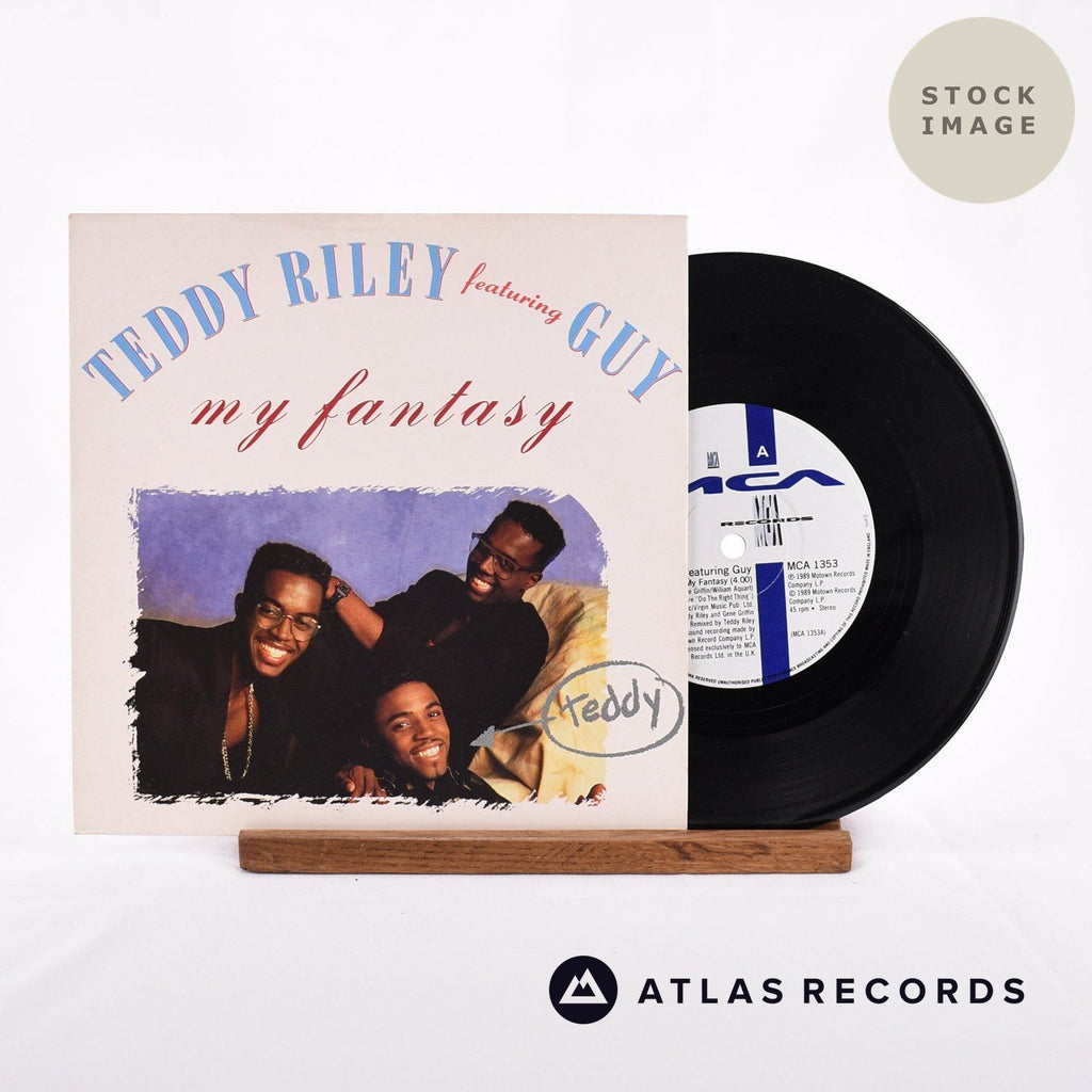 Teddy Riley My Fantasy 1972 Vinyl Record - Sleeve & Record Side-By-Side