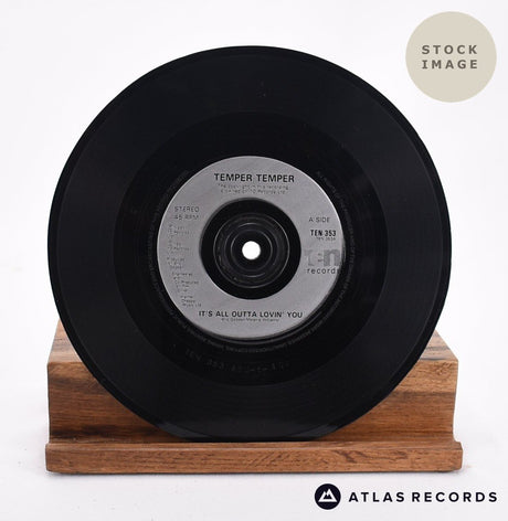Temper Temper It's All Outta Lovin' You Vinyl Record - Record A Side
