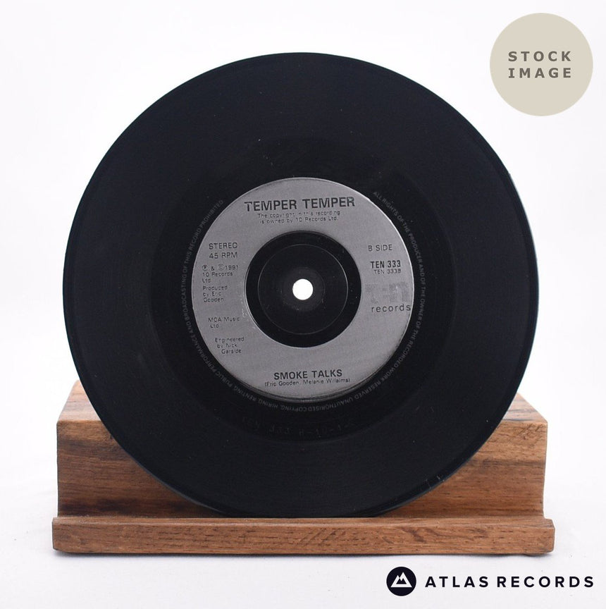 Temper Temper Talk Much 7" Vinyl Record - Record B Side