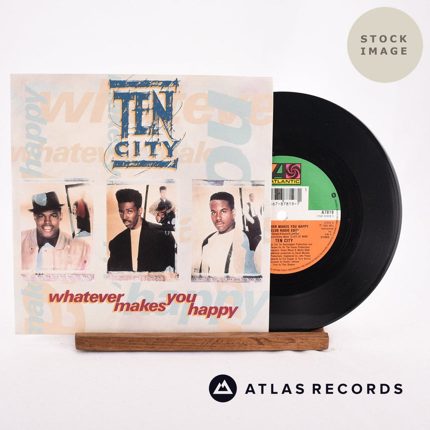 Ten City Whatever Makes You Happy Vinyl Record - Sleeve & Record Side-By-Side