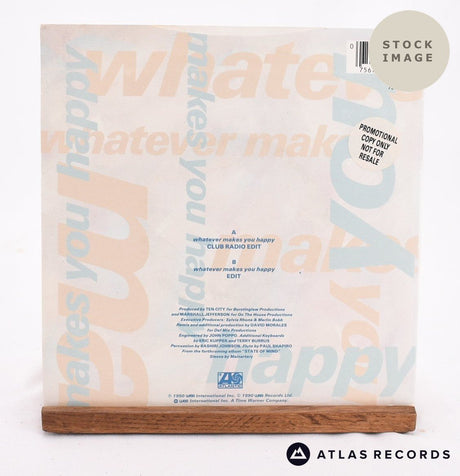 Ten City Whatever Makes You Happy Vinyl Record - Reverse Of Sleeve