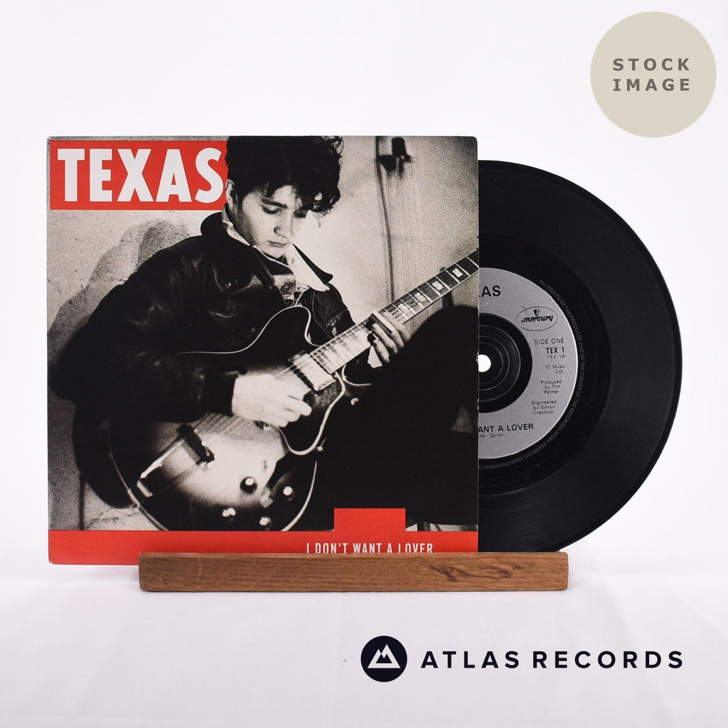 Texas I Don't Want A Lover Vinyl Record - Sleeve & Record Side-By-Side