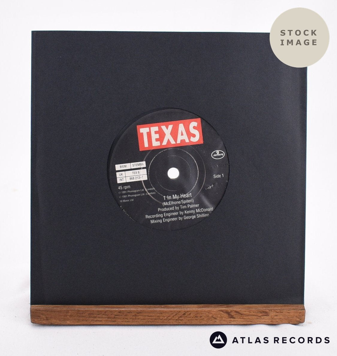 Texas In My Heart Vinyl Record - In Sleeve