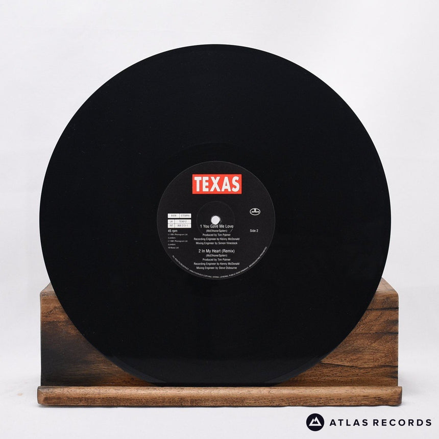 Texas - In My Heart - 12" Vinyl Record - EX/EX